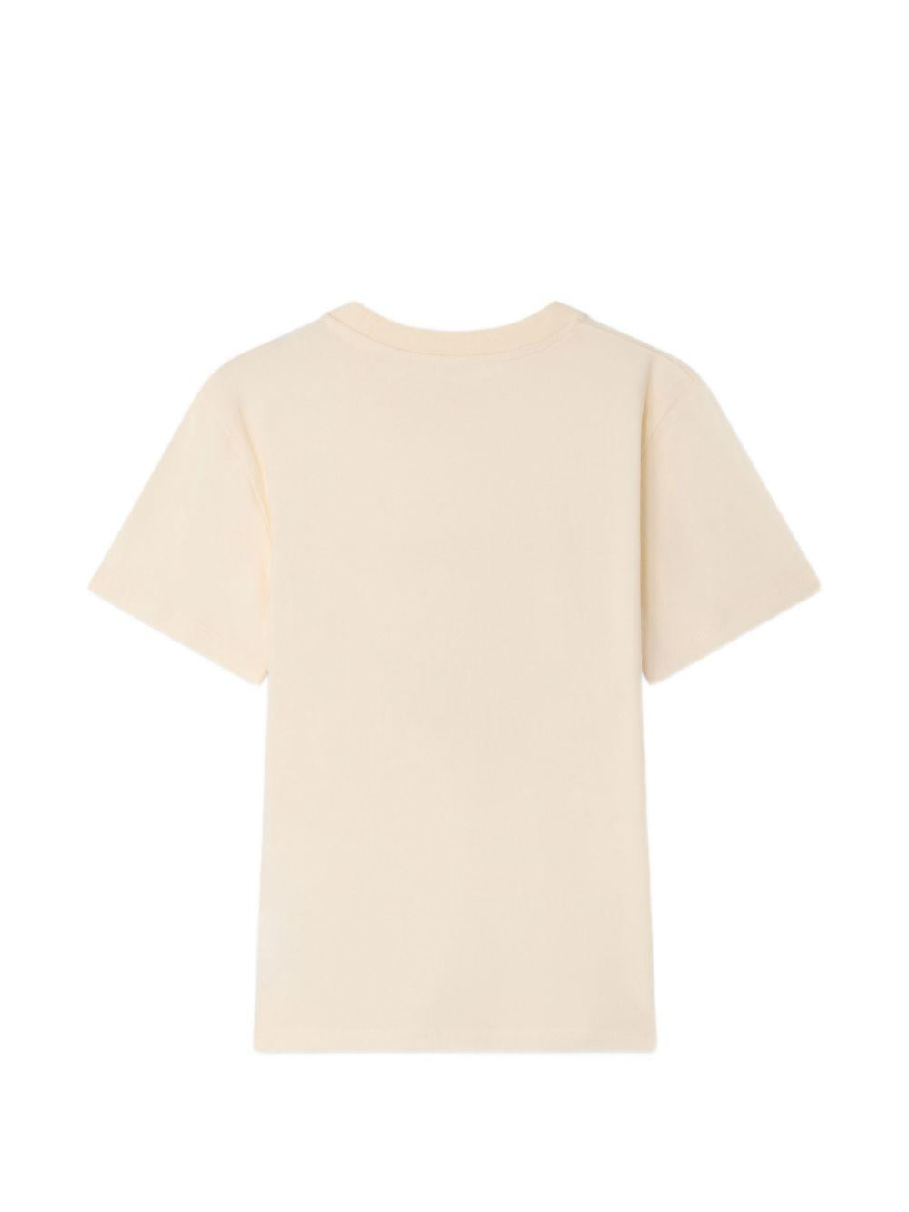 T-shirt Thida per bambina Bonpoint beige con stampa grafica all-over S06GTSK00023 103 BONPOINT 