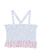 Top per bambina Louise Misha blu con design a righe GRI-S26-C0175 BLUE LOUISE MISHA KIDS 