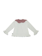 Maglione per neonata Stella McCartney Kids bianco con design a fiore TY9100 Z2423 101 STELLA McCARTNEY KIDS 