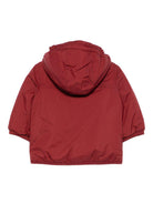 Giacca per neonati K-Way Kids rosso con cappuccio e zip frontale K7142RW WNN K-WAY KIDS 