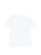 T-shirt per neonato Boss Kids bianca con dettaglio logo J53034 10P BOSS KIDS 