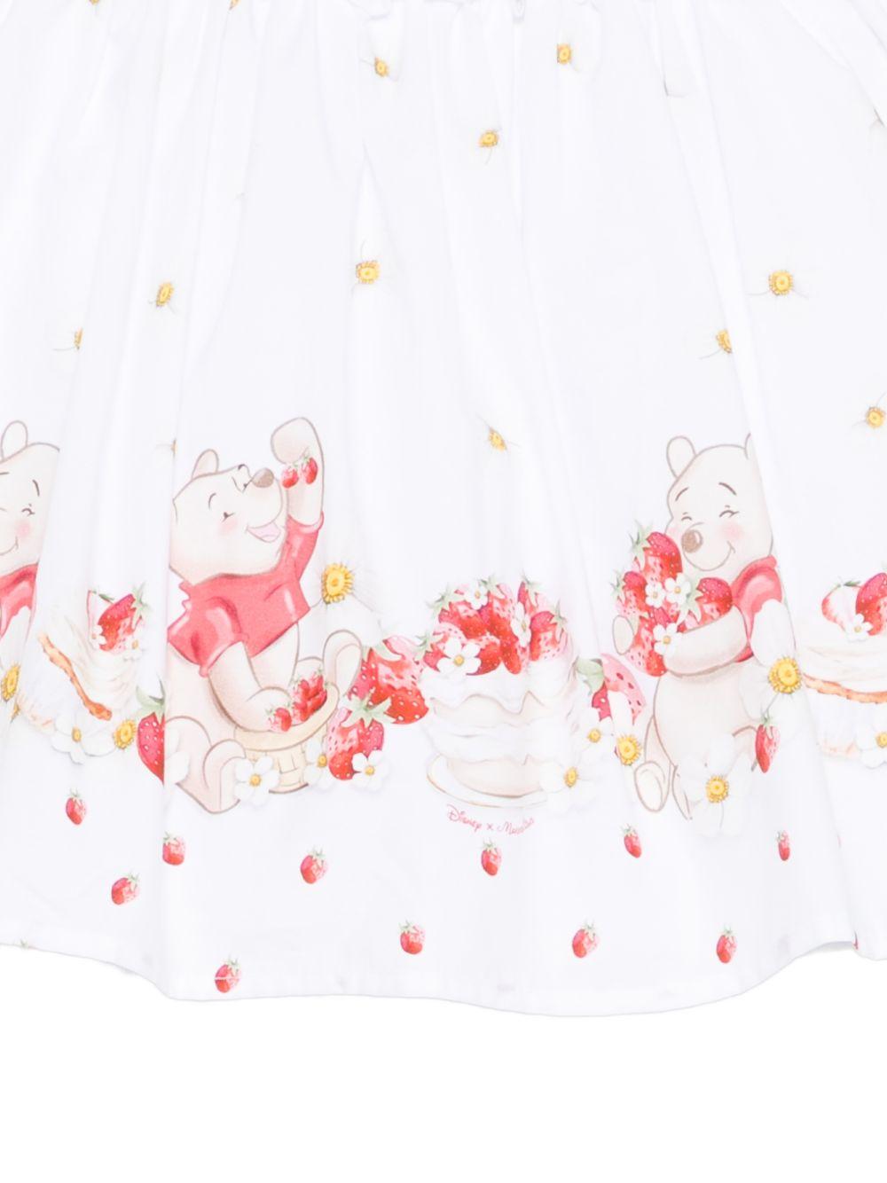 Gonna per bambina Monnalisa bianco con stampa grafica 31G705 7617 9944 MONNALISA KIDS 