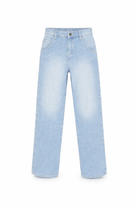 Pantaloni per bambino Emporio Armani Kids denim con logo Aquila sul retro EB000935 AF21778 MB003 EMPORIO ARMANI KIDS 