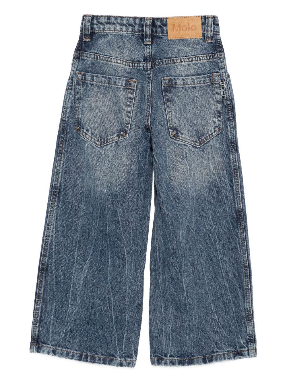 Jeans Askio per bambino Molo denim con design cinque tasche 6S26I112 5662 MOLO KIDS 