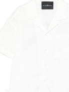 Camicia per bambino John Richmond Junior bianca con taschino RBP26210CA WHITE JOHN RICHMOND KIDS 