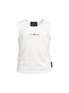 Canotta per bambina John Richmond Junior bianca con dettaglio logo RGP26004CN OFF-WHITE JOHN RICHMOND KIDS 