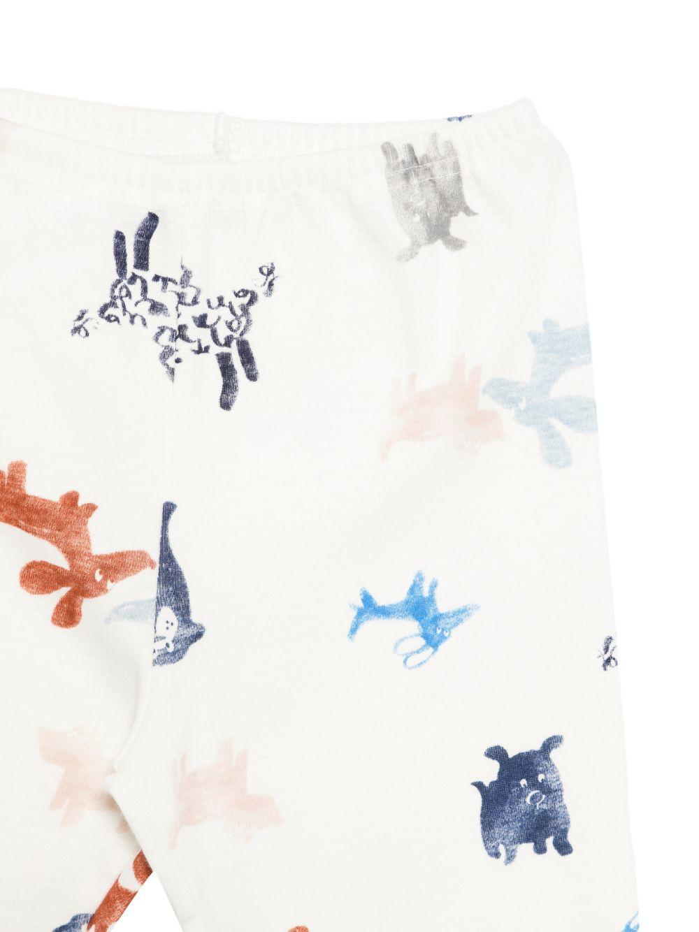 Pigiama per bambino Petit Bateau blu con stampa animali A0F11 01 PETIT BATEAU KIDS 