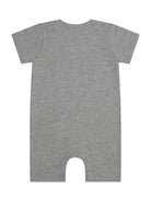 Tutina per neonato Stella McCartney Kids grigia con stampa tamburo sul davanti TYA511 Z0434 807 STELLA McCARTNEY KIDS 