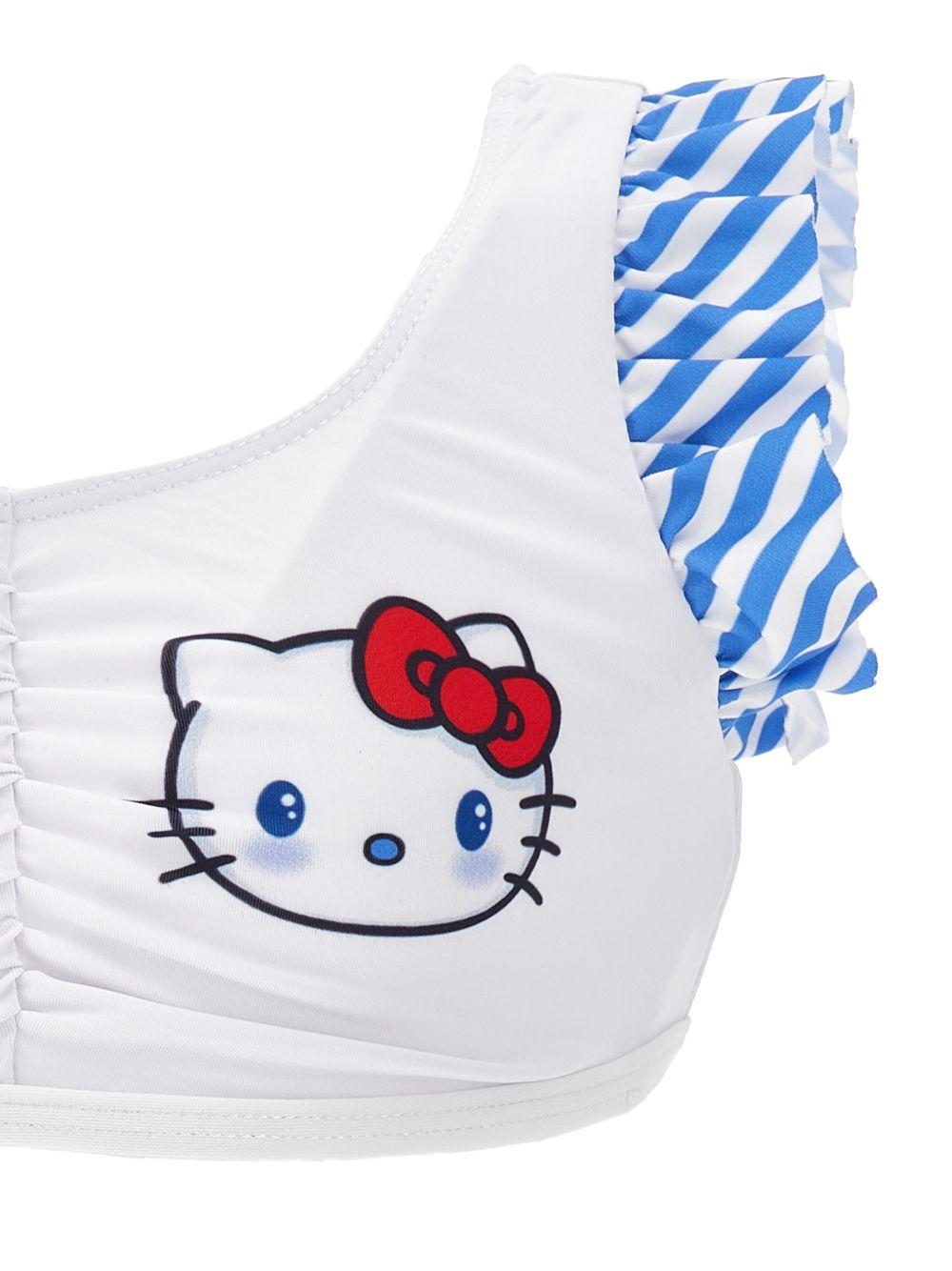Bikini per bambina Monnalisa x Sanrio Hello Kitty a righe 19G000 7050 4499 MONNALISA KIDS 