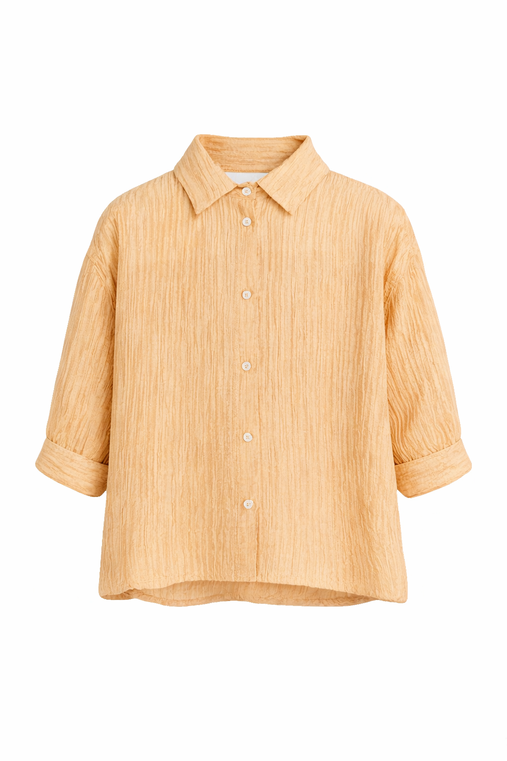 Camicia per bambina Douuod Kids color oro con colletto classico DY5A50 M0079 239 DOUUOD KIDS 