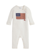 Tutina per neonato Polo Ralph Lauren Kids bianca con motivo a intarsio 320973131 002 Ralph Lauren kids 