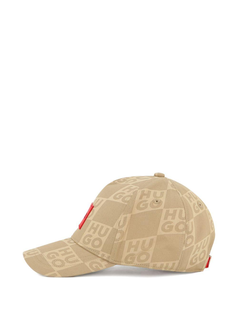 Cappello per bambino Hugo Kids marrone chiaro con cinturino regolabile G01168 23B Hugo KIDS 