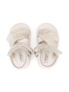 Sandali per neonata Donsje Miene bianco con chiusura frontale a strappo 1039000 LE060 DONSJE 