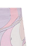 Gonna per bambina Emilio Pucci Junior multicolore con stampa astratta PY7A31 Z3692 508LI EMILIO PUCCI KIDS 