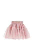 Gonna per neonata Monnalisa Kids rosa con trama in tulle 37HGON T9945 0063 MONNALISA KIDS 