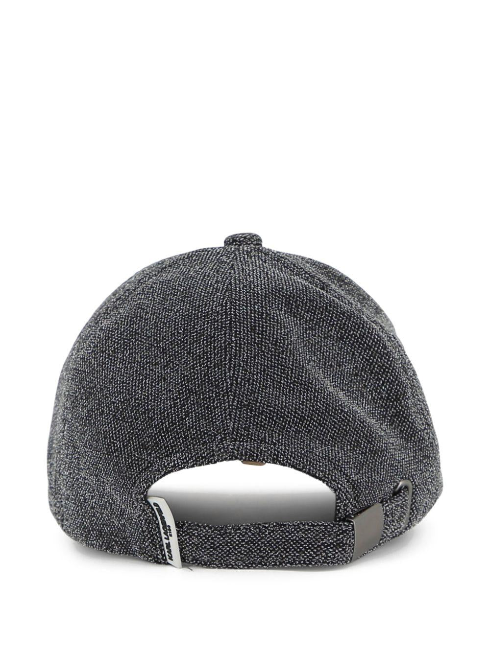 Berretto da baseball per bambino Karl Lagerfeld Kids grigio ricamato Z31198 016 KARL LAGERFELD KIDS 