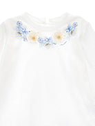 Blusa per neonata Monnalisa bianca con stampa a fiori 31F623 6203 0158 MONNALISA 