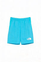 Shorts per bambino North Face Kids azzurro con stampa del logo NF0A8BNH D7R1 THE NORTH FACE KIDS 