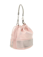 Borsa a secchiello per bambina Monnalisa rosa con manico in strass 79G004 7742 0091 MONNALISA 
