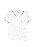 T-shirt per neonato Tartine Et Chocolat bianca con stampa grafica dinosauri all-over CC11051 13 TArtine & Chocolat KIDS 