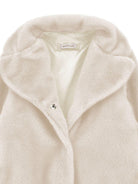 Cappotto per bambina Monnalisa Kids biege con colletto 17H109 8034 0001 MONNALISA KIDS 