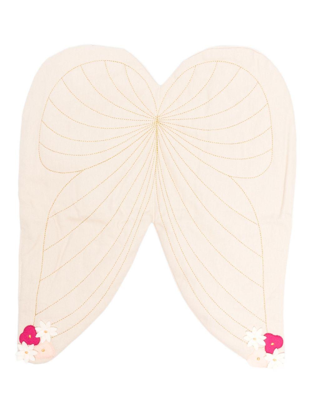 Ali giocattolo per bambina Avery Row beige con applicazione di fiori DUSFLO FLOWER FAIRY AVERY ROW KIDS 