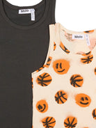 Set di due canottiere per bambino Molo multicolor con diverse fantasie 1S26Q101 9750 MOLO KIDS 
