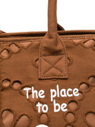 Borsa Vanity MC2 Saint Barth marrone in pizzo sangallo VANI0029 09058L MC2 ST. BARTH KIDS 