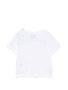 T-shirt per neonati Givenchy Kids bianca con logo sul davanti H31379 10P GIVENCHY KIDS 