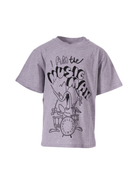 T-shirt per bambino Stella McCartney Kids grigio con con scritta grafica sul davanti TY8P51 Z0434 807 STELLA McCARTNEY KIDS 