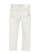 Jeans per bambina Scotch & Soda Kids azzurri con dettagli ricamati 180625 260 SCOTCH&SODA 