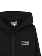 Felpa per bambino Kenzo Kids nero con cappuccio K61690 09B KENZO KIDS 