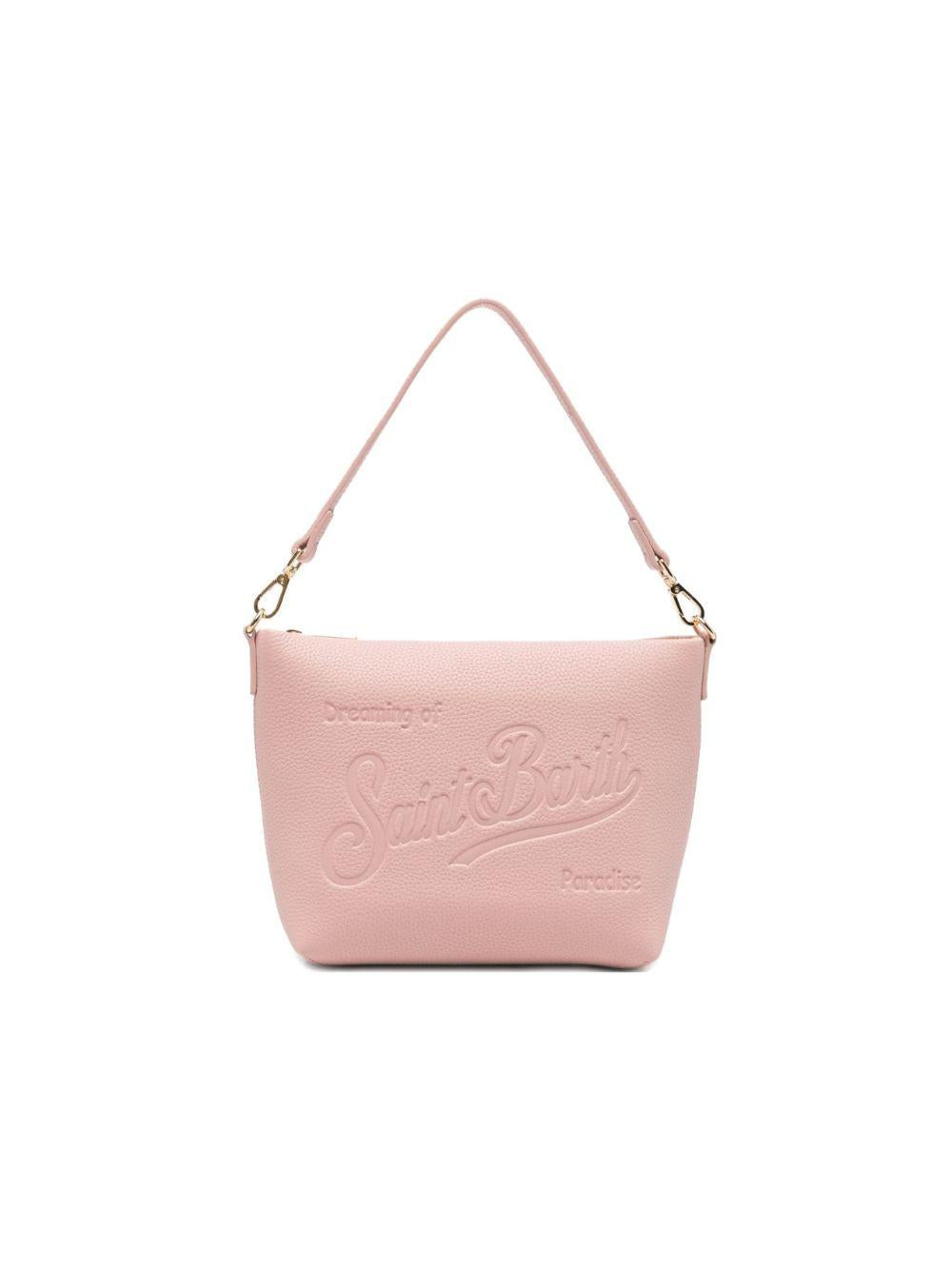 Clutch bag Aline MC2 Saint Barth rosa con dettaglio logo in rilievo ALI0034 01518L MC2 ST. BARTH KIDS 