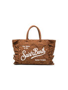 Borsa Vanity MC2 Saint Barth marrone in pizzo sangallo VANI0029 09058L MC2 ST. BARTH KIDS 