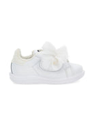 Sneakers per bambina Monnalisa bianche con dettaglio in tulle 83G012 7715 0001 MONNALISA KIDS 