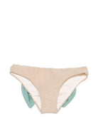 Costume per neonata MC2 Saint Barth Kids beige con cuciture tono su tono MAD0001 00075L MC2 ST. BARTH KIDS 
