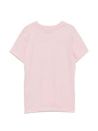 T-shirt per bambina Moschino Kids rosa con motivo Teddy Bear HUM05XLAA20 50209 MOSCHINO KIDS 