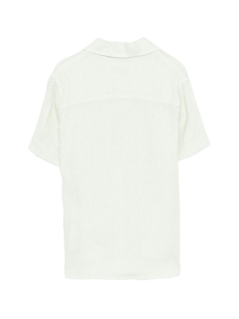 Camicia per bambino Paul & Shark Junior verde chiaro con colletto classico WUC002LUC01 31232 PAUL & SHARK KIDS 