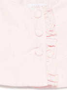 Giacca per neonata Monnalisa rosa con ruches 73E100 5407 0091 MONNALISA 