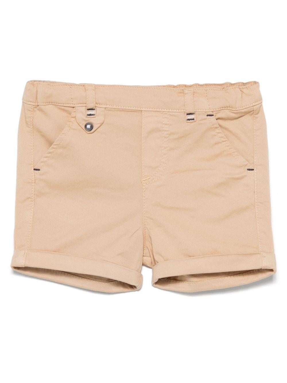 Shorts per neonato Tartine Et Chocolat beige in twill CA26131 75 TArtine & Chocolat KIDS 