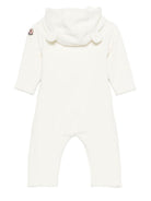Tuta intera per neonati Moncler Enfant bianco con orecchie da animale K29518L0000380093 034 MONCLER ENFANT 