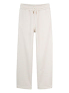 Pantaloni per bambino Michael Kors Kids bianchi con motivo all-over R30571 190 MICHAEL KORS KIDS 