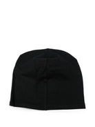 Berretto per bambino Moschino Kids nero con stampa grafica HNX02MLCA94 60100 MOSCHINO KIDS 