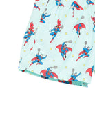 Costume da bagno per bambino MC2 Saint Barth Kids azzurro con stampa Superman JEA0004 03762L MC2 ST. BARTH KIDS 