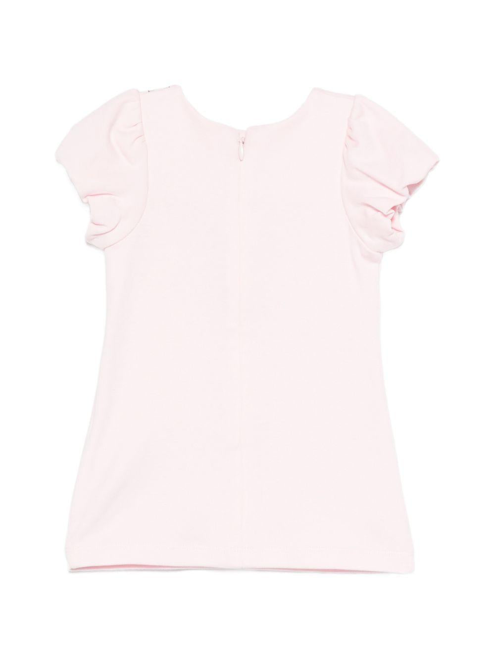 Abito per neonata The Marc Jacobs Kids rosa con maniche a ruches W60809 475 THE MARC JACOBS KIDS 