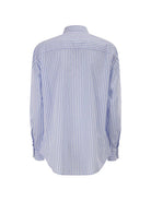 Camicia a righe per donna MC2 Saint Barth x Looney Tunes azzurra con design a righe BRIG005 01933L MC2 ST. BARTH 