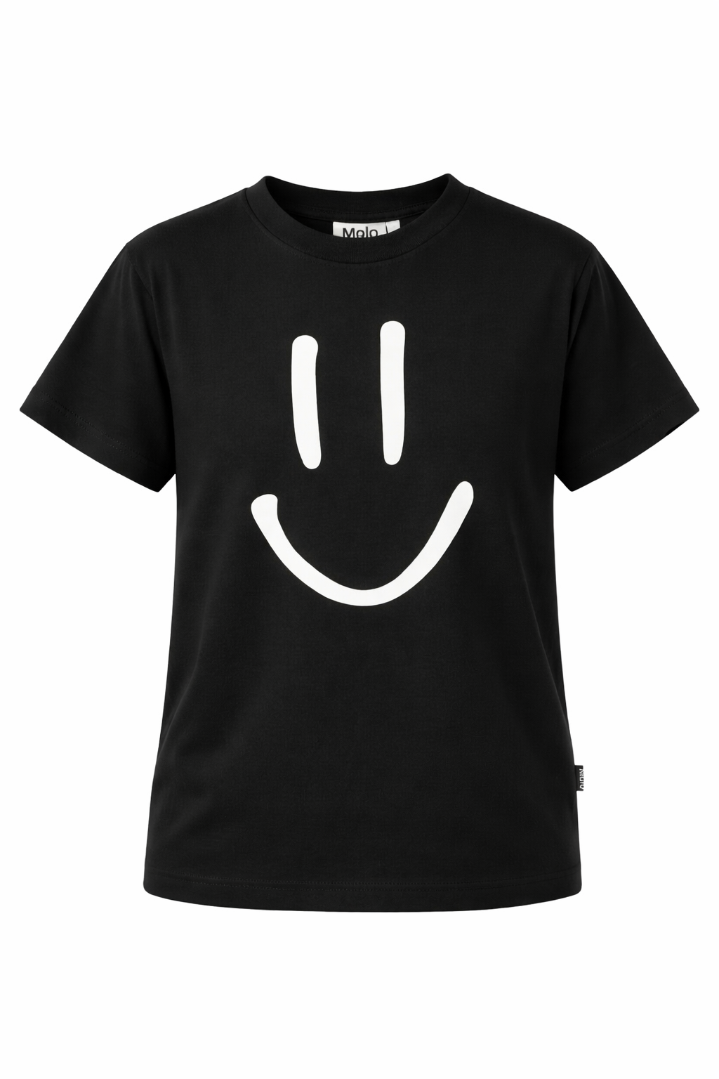 T-shirt Roxo per bambini Molo nera con stampa smile 6S26A201 0099 MOLO KIDS 