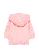 Giacca per neonata K Way Kids rosa con cappuccio e zip K2132MW C11 K-WAY KIDS 