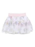 Gonna per neonata Monnalisa bianco a fiori 31E702 5664 0099 MONNALISA KIDS 