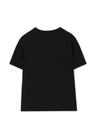 T-shirt per bambini Burberry Kids nera con motivo Equestrian Knight 8125851 A1189 BURBERRY KIDS 